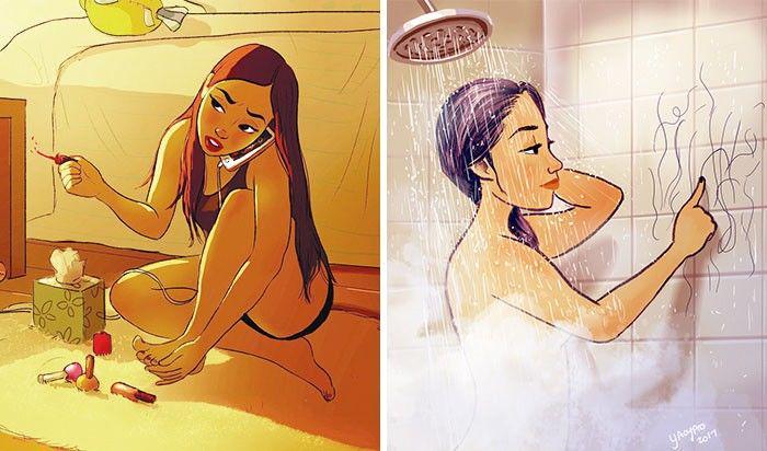 30 Ilustrasi Bukti Jika Hidup Menjomblo itu Sangat Seru, Girls!