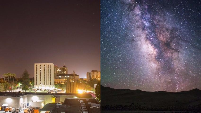 Fotografer Ini Buktikan Gimana Polusi Cahaya Pengaruhi Langit Malam!