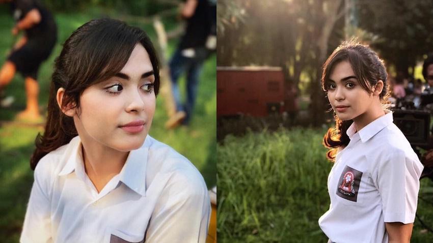 Potret Cantik Vebby Palwinta dengan Seragam SMA, Bikin Naksir!