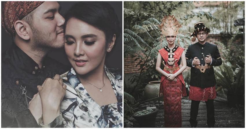 15 Foto Prewedding Sakral dengan Pakaian Adat Indonesia, Mau Coba?