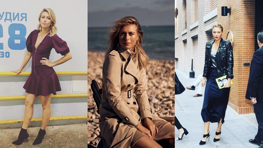 20 Style Cantik ala Maria Sharapova, Bisa Ditiru Nih Girls!