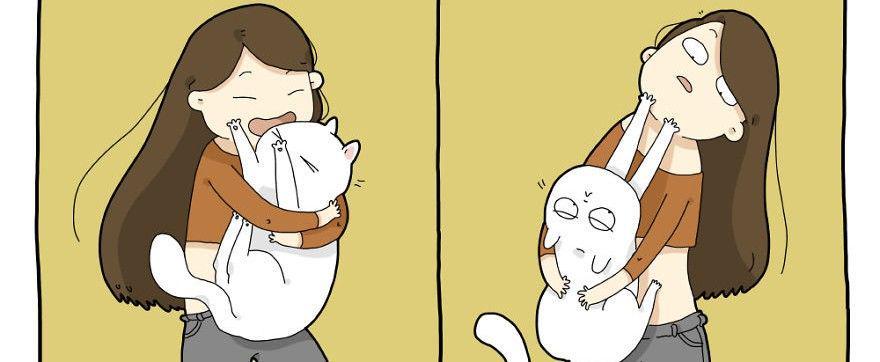 14 Ilustrasi yang Cuma Dirasakan Pencinta Kucing, Sebal Tapi Gemesin