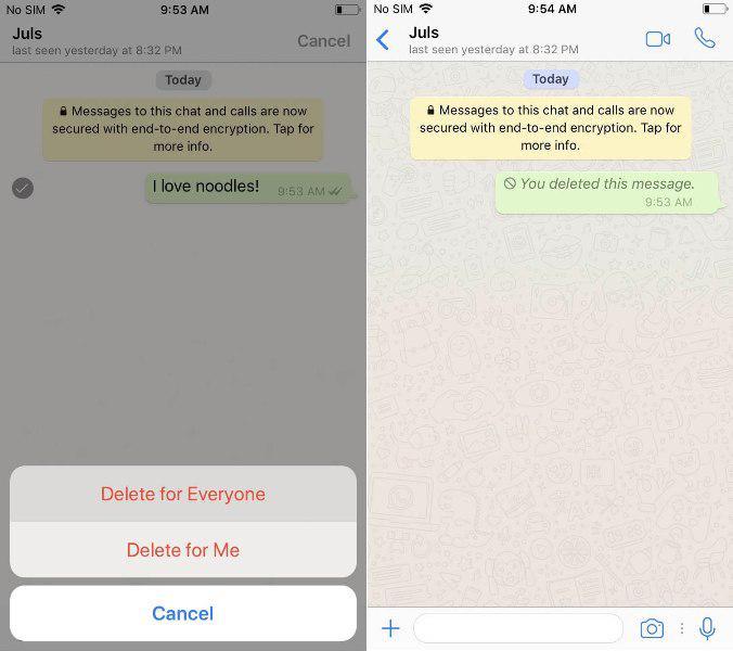 cara hapus pesan di WhatsApp (gadgethacks.com)