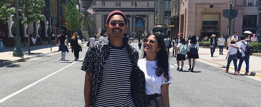 7 Gaya Pacaran Nadine Waworuntu & Abdul 'Opang', Mesra Tanpa Norak!