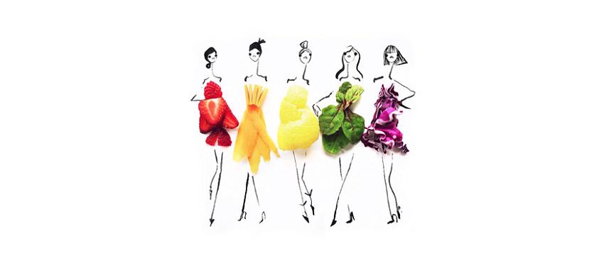 Gokil, 20 Kreasi Fashion dari Bahan Makanan Ini Keren Banget!