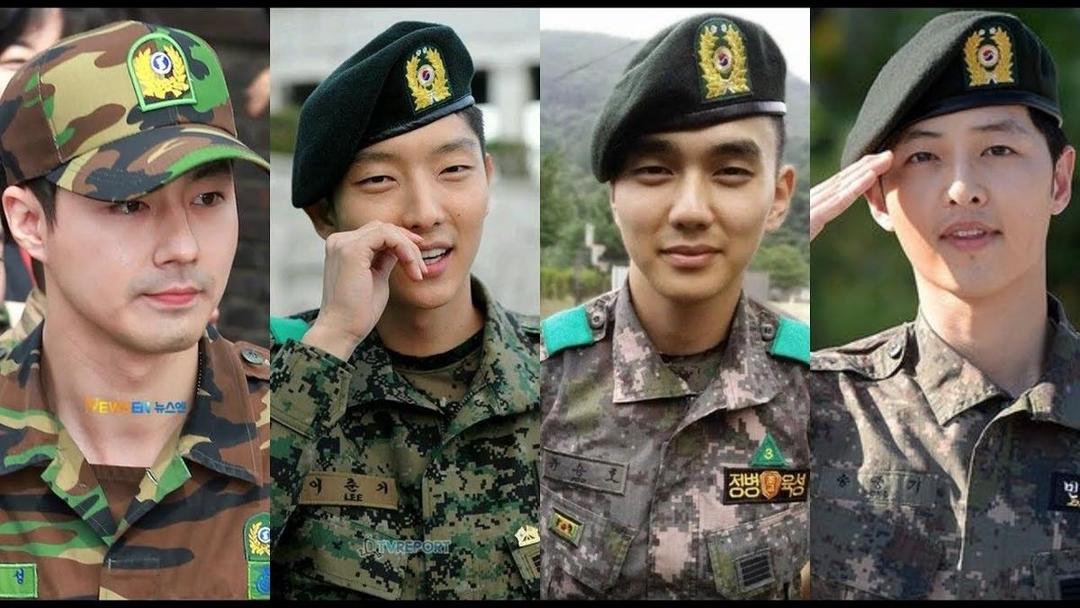 Ganteng Maksimal, Ini Potret Menawannya 7 Artis Korea Saat Mereka Wamil