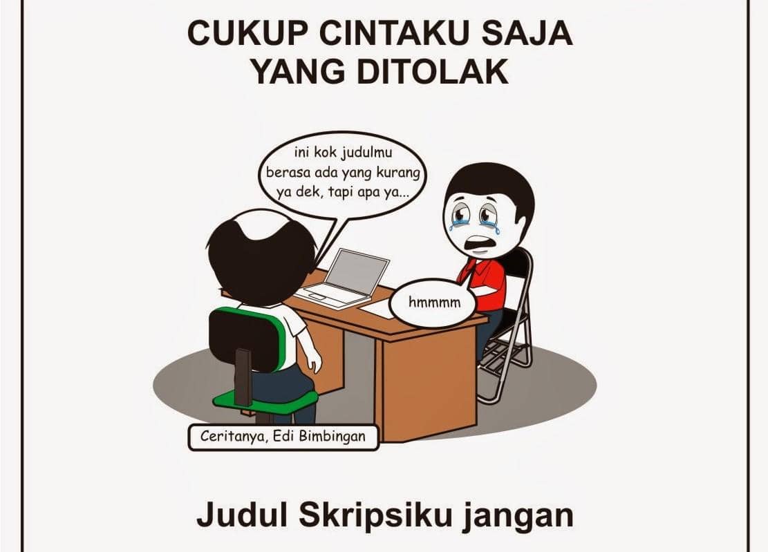 10 Komik Tentang Skripsi Ini Pasti Kamu Banget, kan Mahasiswa Akhir?