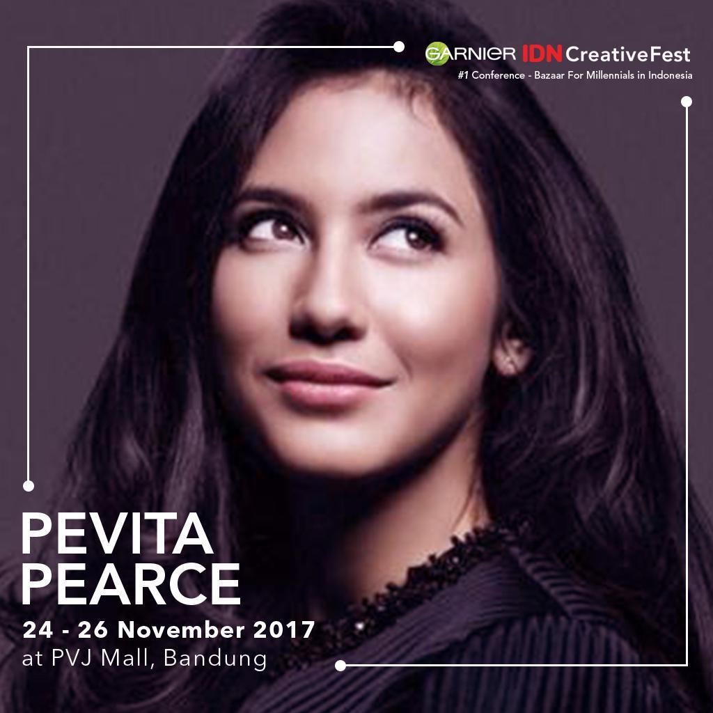 Sst, Ada yang Pevita Pearce Mau Sampaikan di Garnier IDN CreativeFest 2017