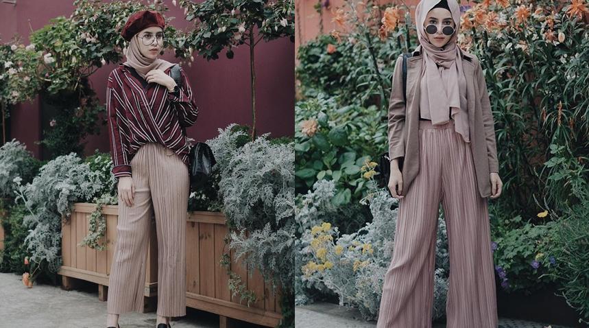 Inspirasi Gaya Hijab Aghnia Punjabi yang Classy Tapi Tetap Syari