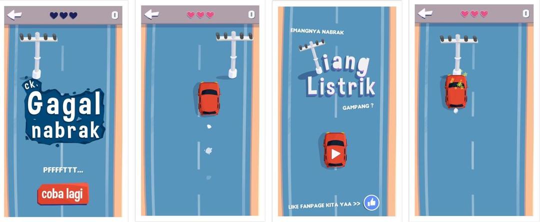 Lagi Viral! Yuk Main Game Seru Tiang Listrik Ini