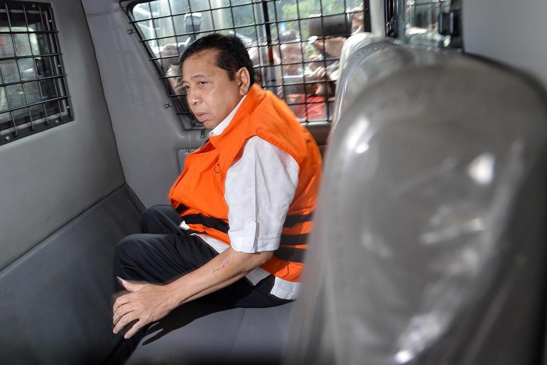 Viral, Terdakwa Setnov Ketahuan Bawa  Smartphone di Lapas Sukamiskin