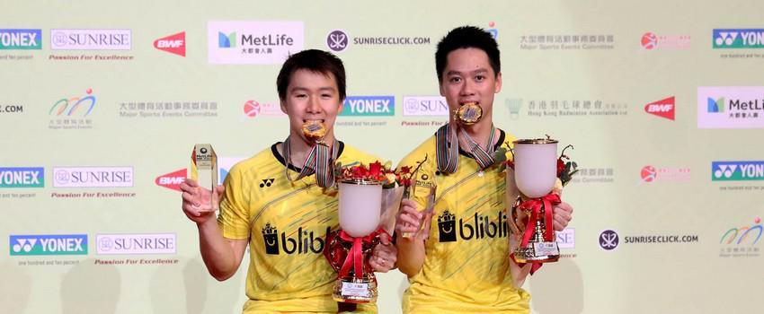 Cetak Rekor, Kevin/Marcus Berhasil Raih 6 Gelar Super Series Sepanjang 2017