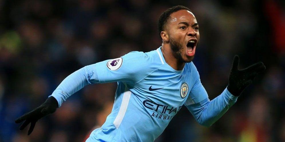 Gol Telat Sterling Kokohkan Manchester City di Puncak Klasemen Liga Inggris