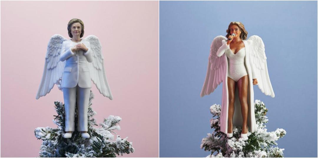 Saat Beyonce Hingga Hillary Clinton Jadi Hiasan Pohon Natal