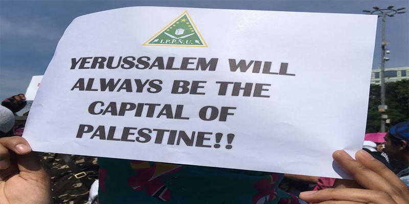 Elemen Masyarakat Indonesia Gelar Aksi Damai Bela Palestina