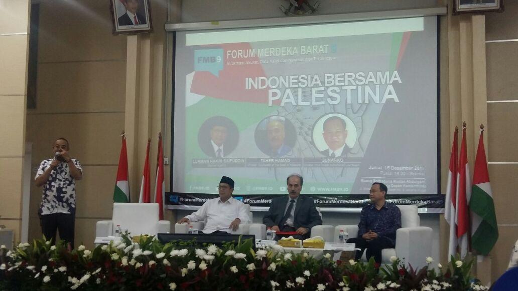 Datang ke Forum, Konselor Kedutaan Besar Palestina di Indonesia Sampaikan 5 Hal Ini