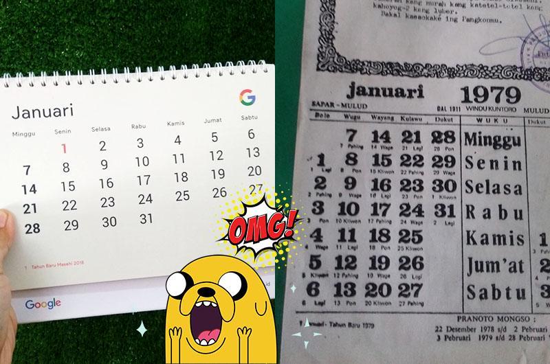 Hah! Kalender 2018 Sama Dengan Kalender 1979 Lho, Ini Penjelasannya