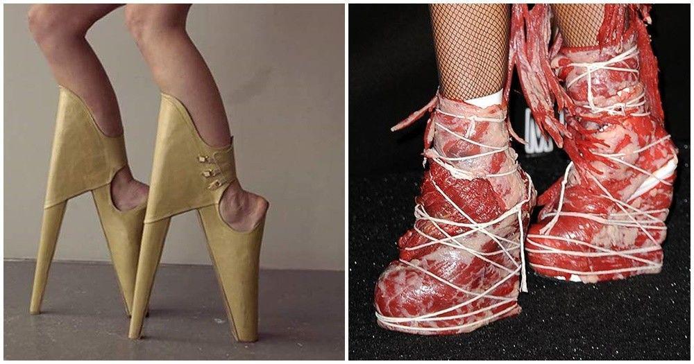 12 Sepatu Teraneh yang Pernah Ada di Dunia, Ngilu Gak Sih Lihatnya?