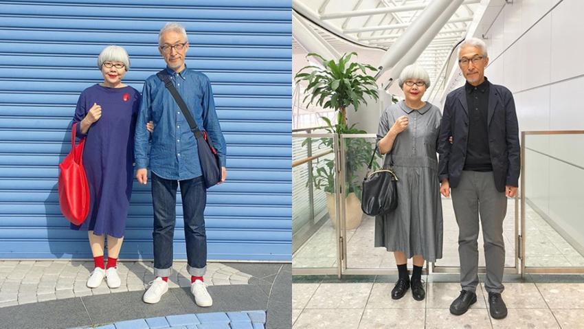 37 Tahun Menikah, Pasangan Ini Selalu Pakai Baju Couple!