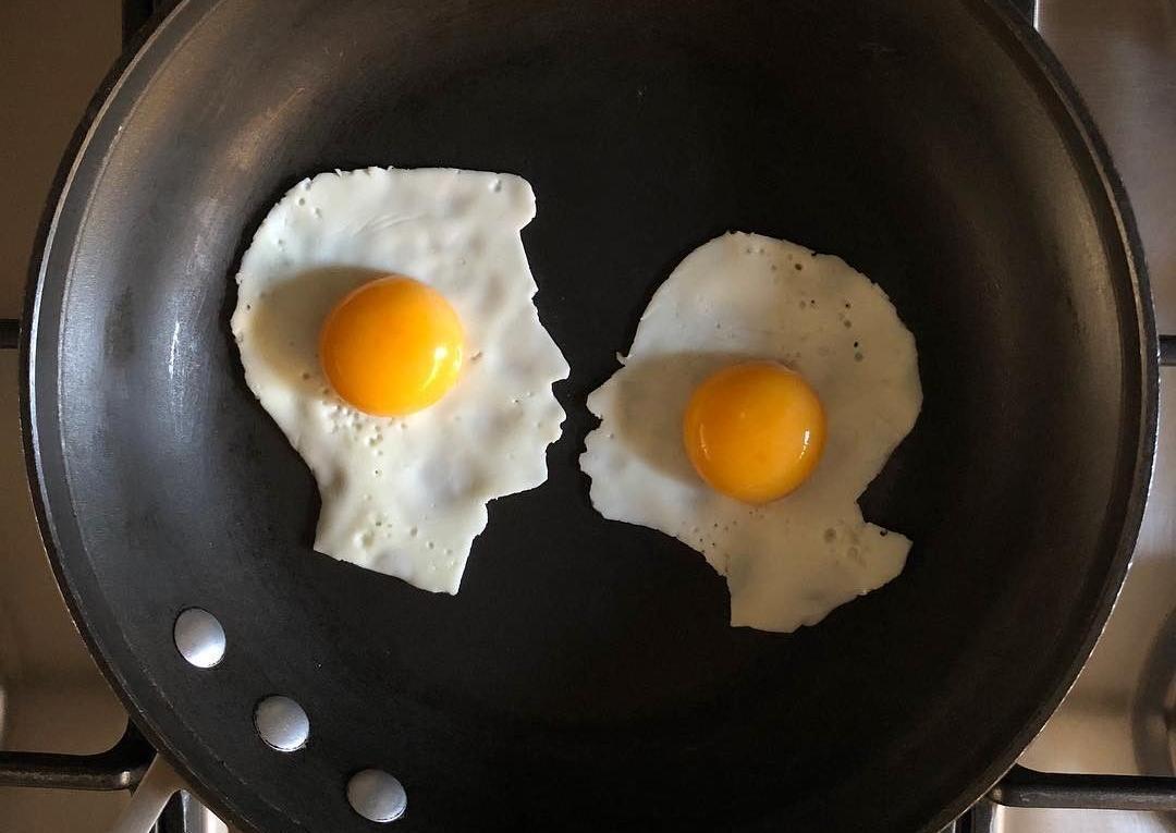 15 Poret Telur Ceplok ala Seniman yang Bisa Jadi Ide Unik Sarapan