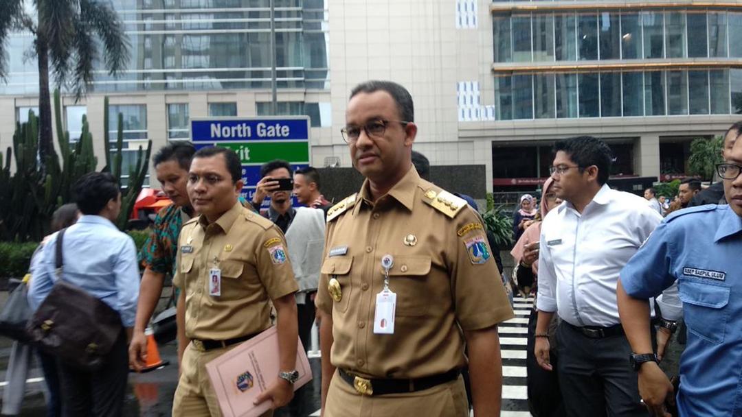Anies Larang Gedung di Sudirman-Thamrin Buat Pagar Seperti Benteng