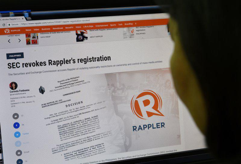 Duterte Tutup Paksa Situs Rappler