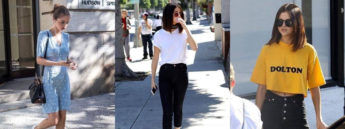 10 Inspirasi Casual Outfit ala Selena Gomez Untuk Bersantai