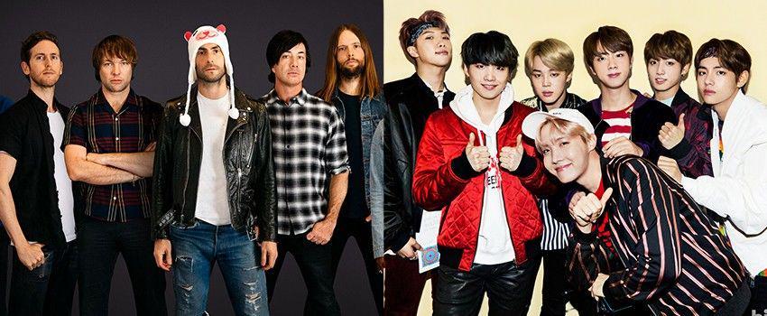Ini Respon Maroon 5 Soal Harapan ARMY Agar Kolaborasi dengan BTS
