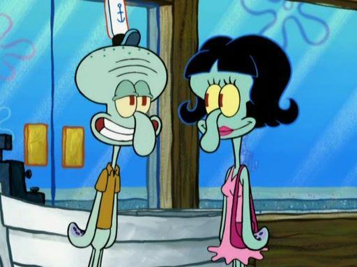 7 Kandidat Cewek yang Diprediksi Menikah Dengan Squidward