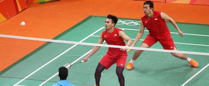 Menang Mudah, Marcus/Kevin dan Hendra/Ahsan Lolos ke R2 India Open