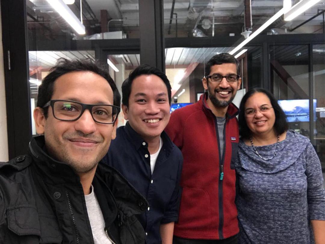 Presiden Go-Jek Selfie dengan CEO Google, Wow Ada Apa Ya?