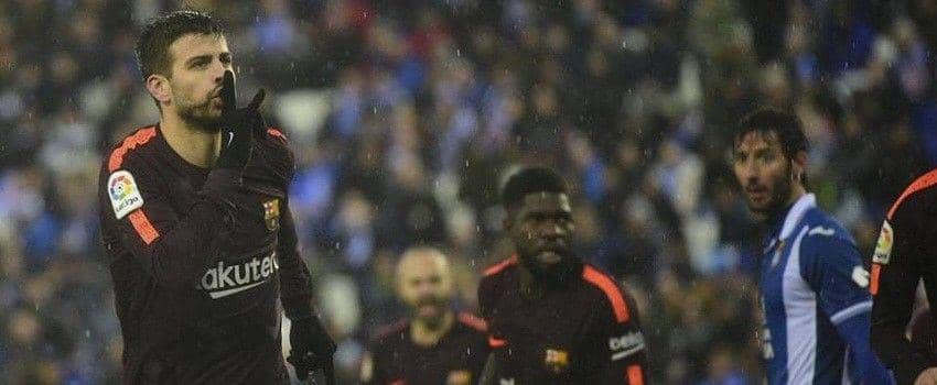 Selain Cedera, Gerard Pique Terancam Sanksi Selebrasi Lawan Espanyol