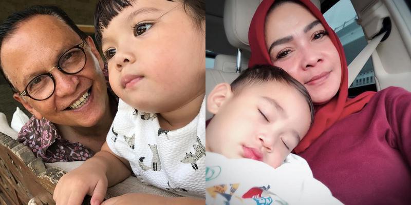 10 Momen Hangat Kedekatan Artis dan Cucunya, So Sweet Banget!