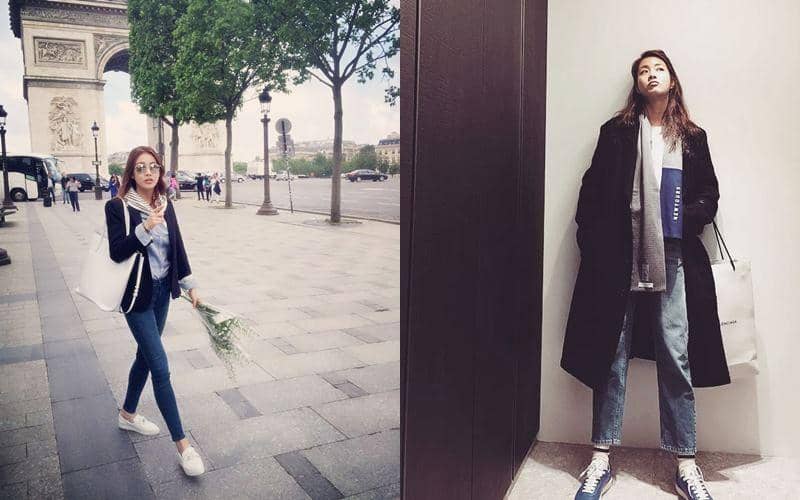 13 Mix & Match Jeans ala Artis Korea Kang Sora yang Kece Berkelas