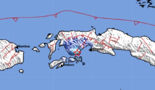 Gempa 4,0 SR Goyang Maluku Tengah