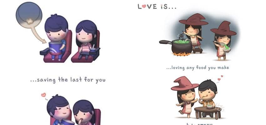 Gemes! 13 Ilustrasi Gambarkan Manisnya Tingkah Cowok Saat Jatuh Cinta