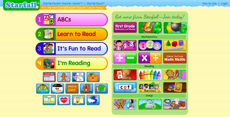 starfall.com