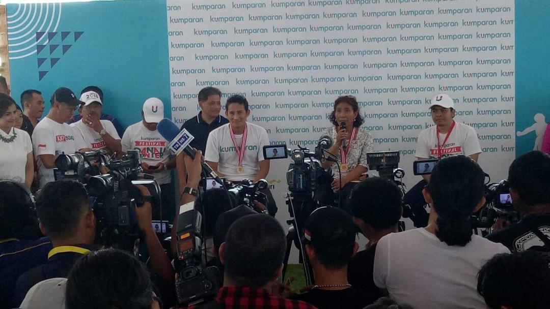 Demi Sukseskan Misi, Menteri Susi Rela Jadi Seperti Ronggeng Monyet