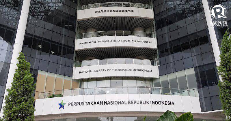 MEGAH. Gedug baru Perpustakaan Nasional Indonesia yang berdiri gagah dan terlihat megah. Foto oleh Yetta Tondang/Rappler