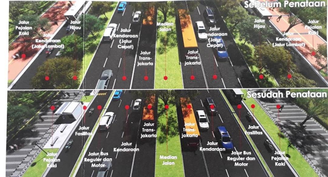 SAKSIKAN: Begini Kerennya Jalur Pedestrian di Jalan Thamrin