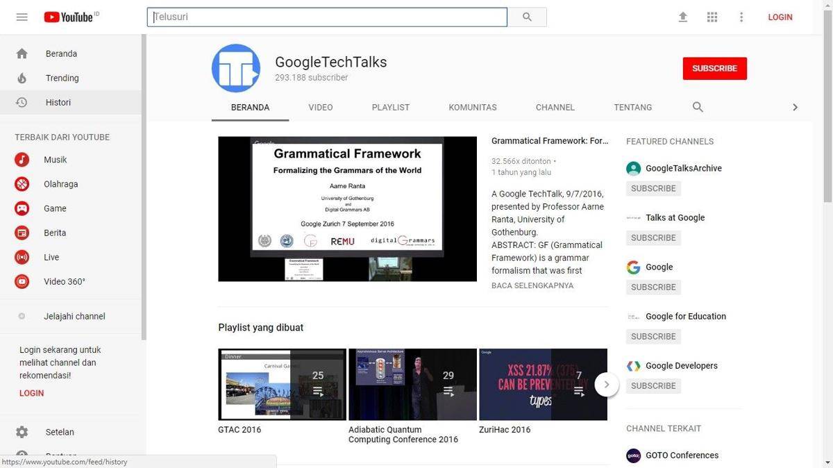 youtube.com/GoogleTechTalks