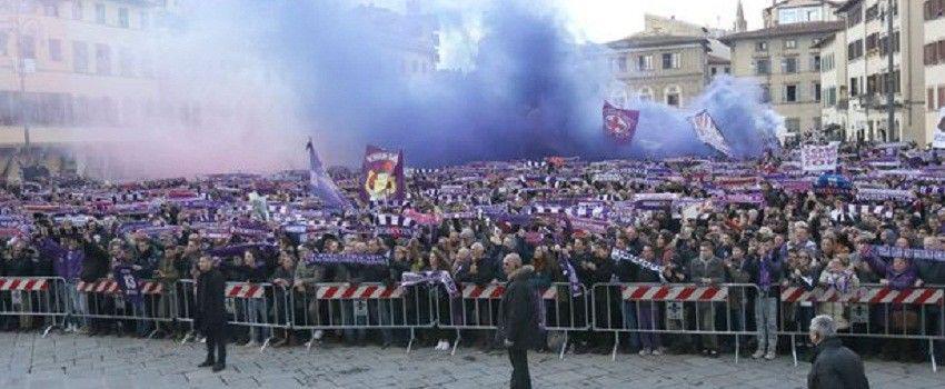 Prosesi Pemakaman Davide Astori Dipadati Fans Fiorentina