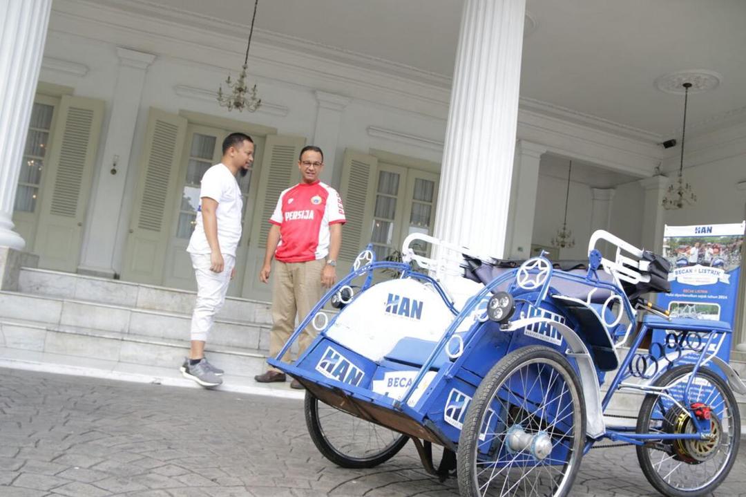 Begini Spesifikasi Becak Listrik Bikinan Anak Amien Rais