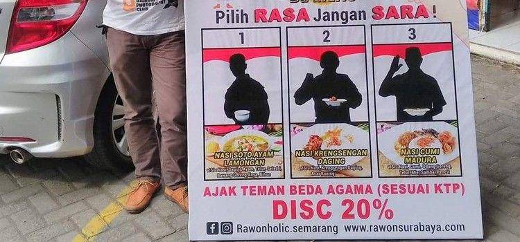 Ajak Teman Beda Agama Makan Bareng, Dapat Diskon dari Kedai Rawon!