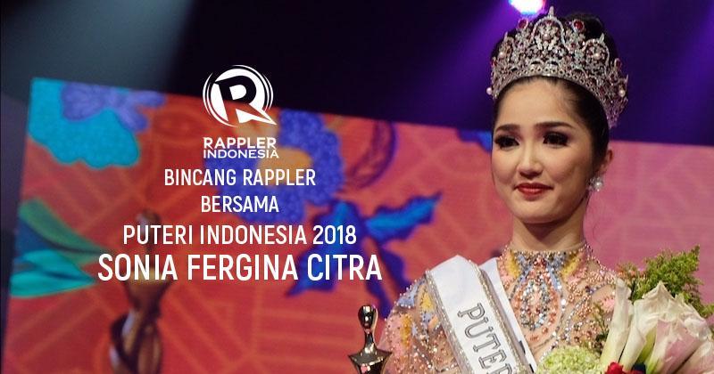 SAKSIKAN: Sonia Fergina Citra, Puteri Indonesia 2018 yang Membawa Pesan Keberagaman