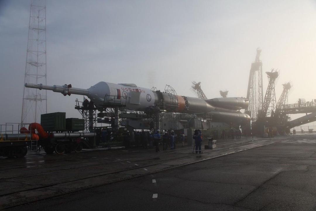Roket Soyuz MS-08 Terbangkan 3 Astronot ke Orbit