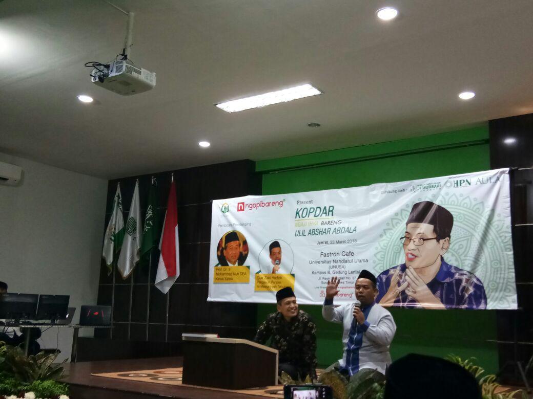 Fenomena Live Streaming Ngaji Ihya', Berawal dari Ide Istri Ulil