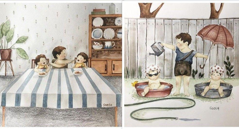 14 Ilustrasi Menyentuh Bukti Kakak Selalu Jadi Superhero Adik-adiknya