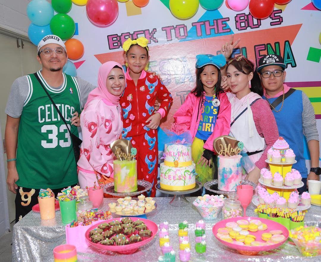 10 Potret Romantis Engku Emran & Laudya Cynthia di Ulang Tahun Aleesya