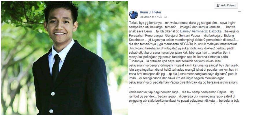 Facebook/@pieter.kunu